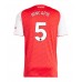 Arsenal Piero Hincapie #5 Hjemmedrakt 2025-26 Korte ermer